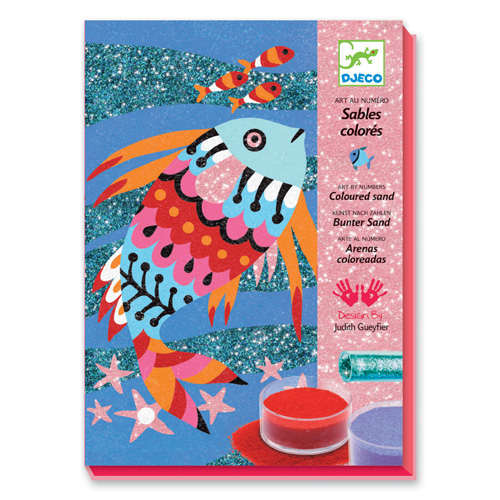 Djeco Coloured sands Fish rainbows