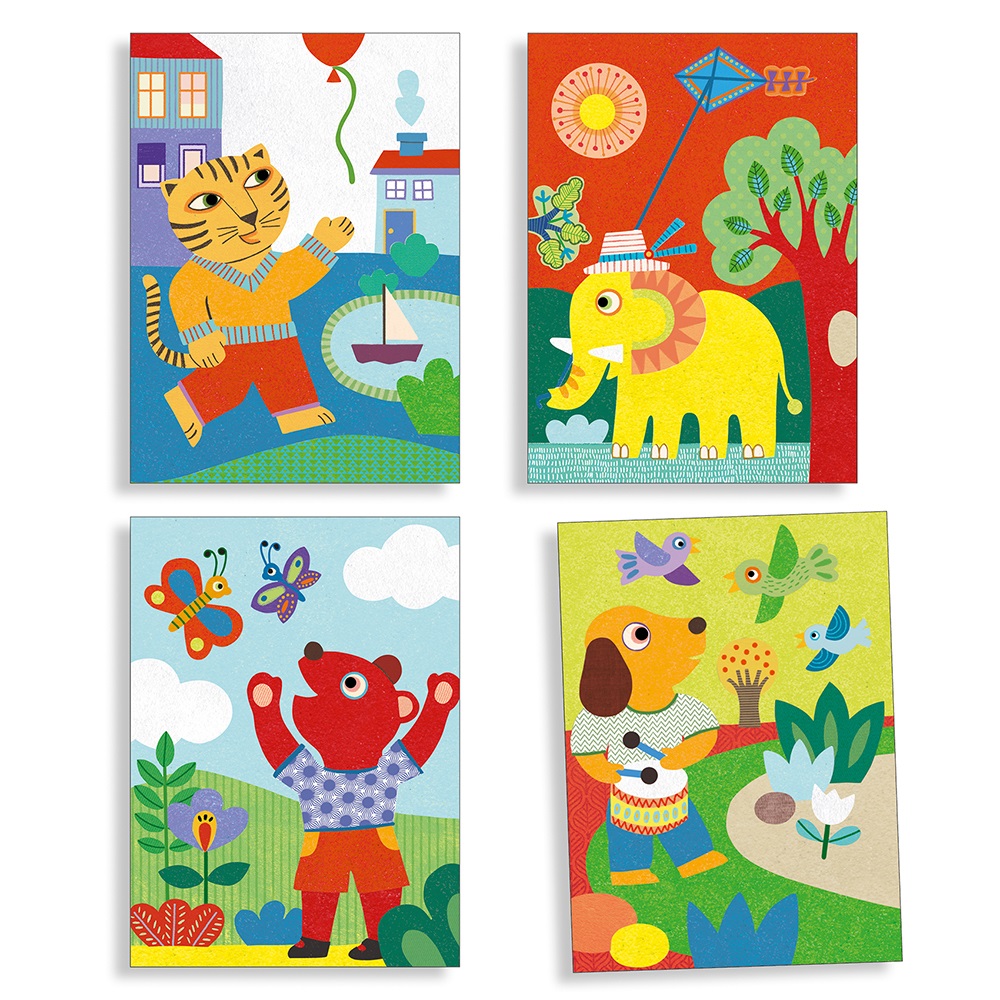 Djeco Coloured sands In the open air