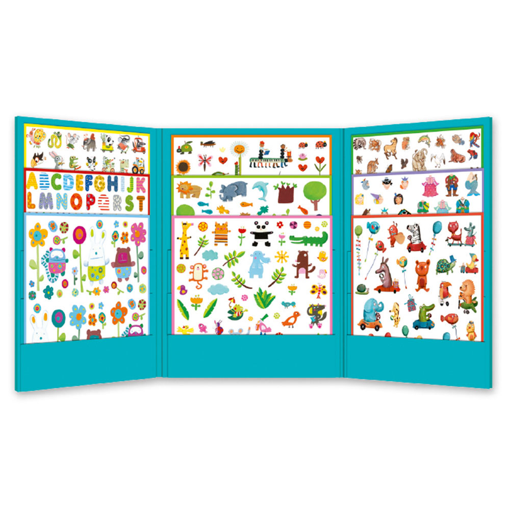 Djeco Create with stickers 1000 stickers for little ones
