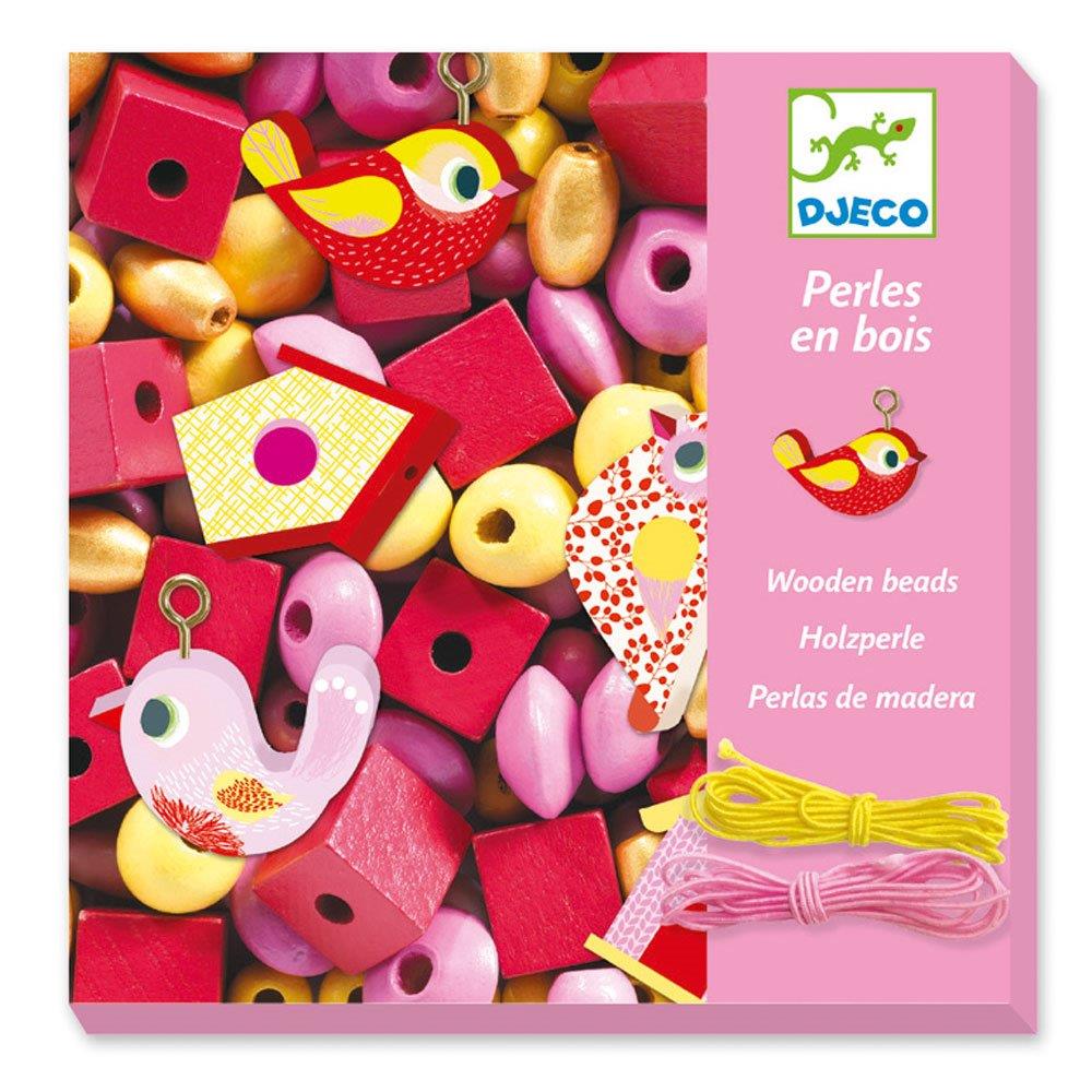 Djeco For older children - Beads and Jewellery Wooden beads, bird