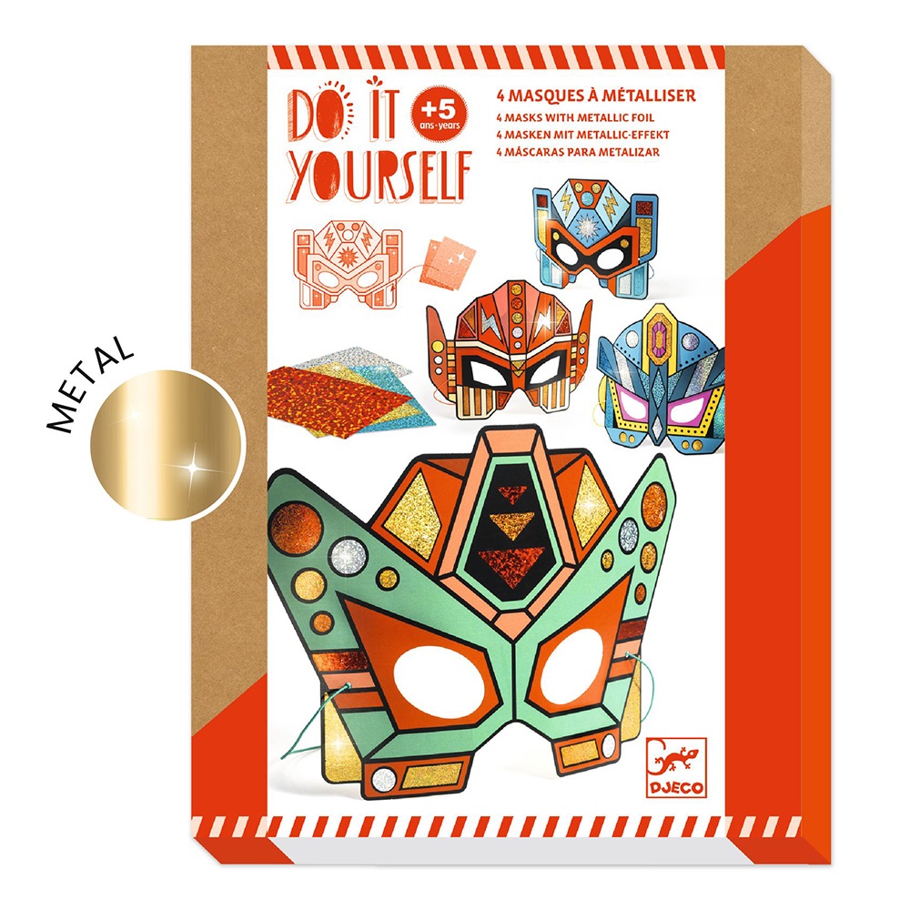 DJECO ART AND CRAFT MOSAICS & STICKERS SUPER ROBOTS