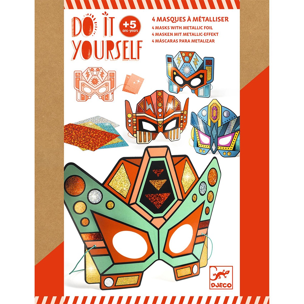 DJECO ART AND CRAFT MOSAICS & STICKERS SUPER ROBOTS