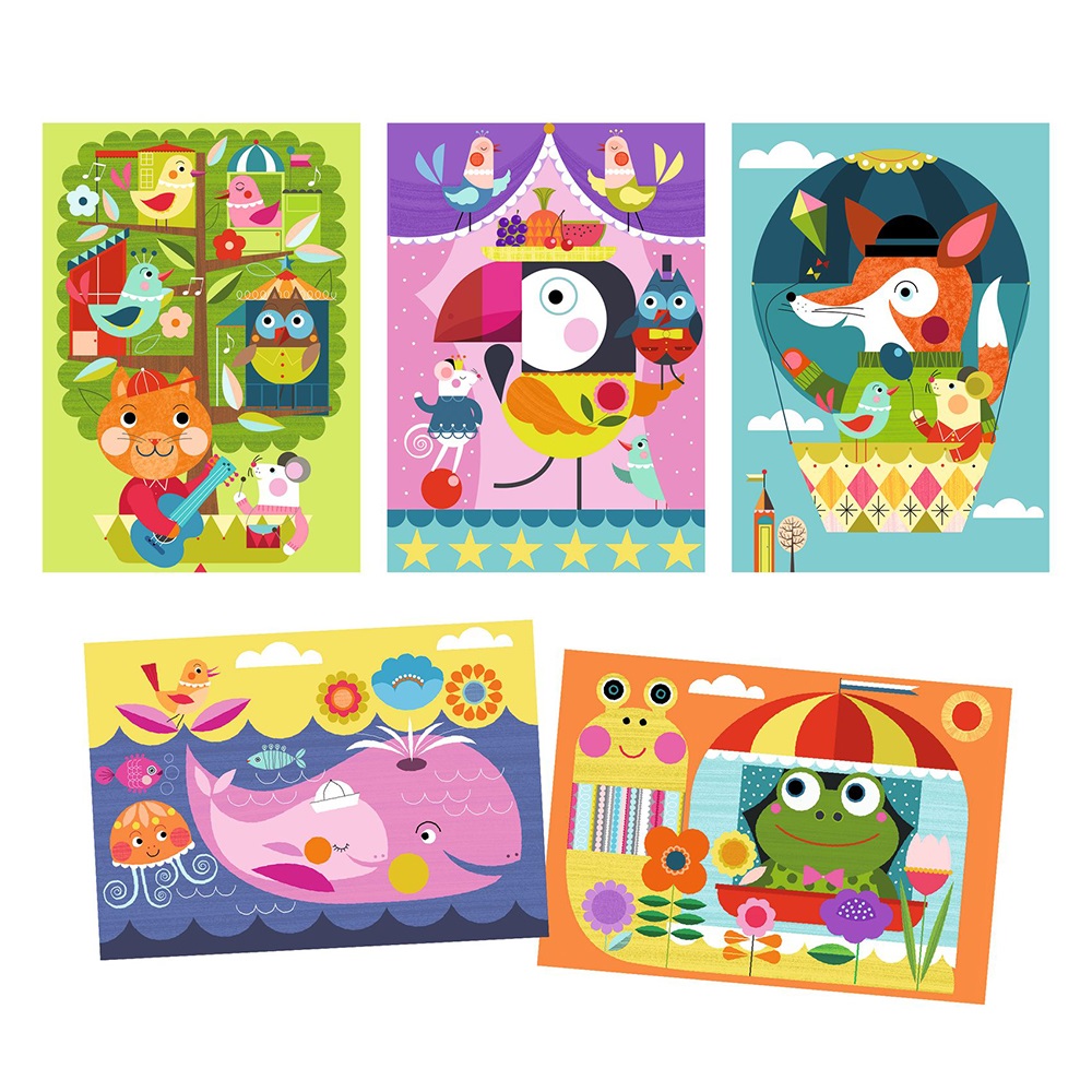 DJECO ART AND CRAFT SMALL GIFTS FOR LITTLE ONES - SCRATCH CARDS IT IS FUN TO DISCOVER