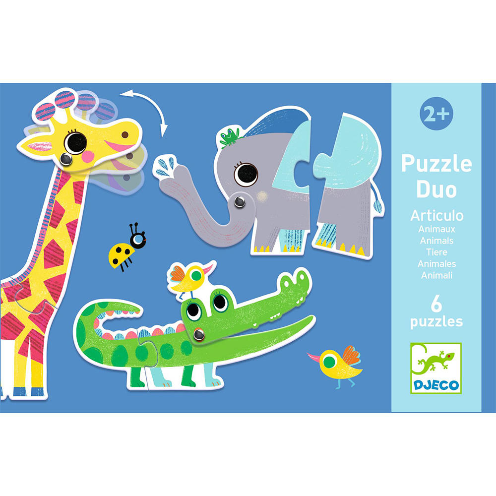 DJECO PUZZLE DUO ARTICULO ANIMALS - FSC MIX