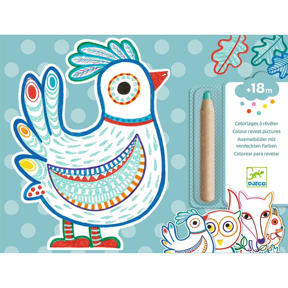 DJECO ART AND CRAFT SMALL GIFTS FOR LITTLE ONES - COLOURING FOREST FRIENDS