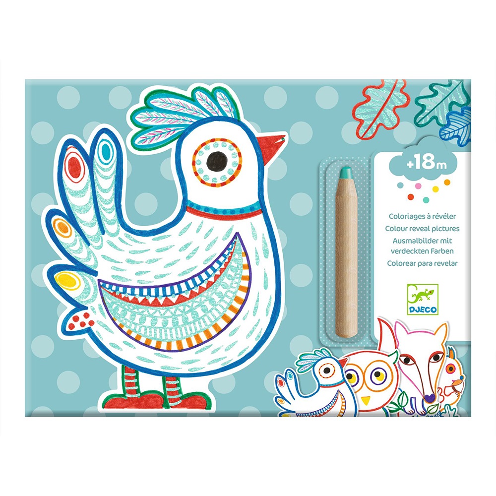 DJECO ART AND CRAFT SMALL GIFTS FOR LITTLE ONES - COLOURING FOREST FRIENDS