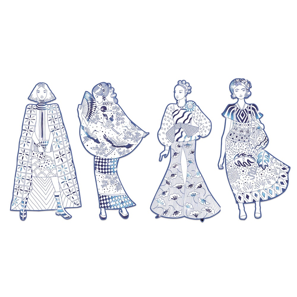 DJECO ART AND CRAFT LES DEMOISELLES LAURA & FRIENDS