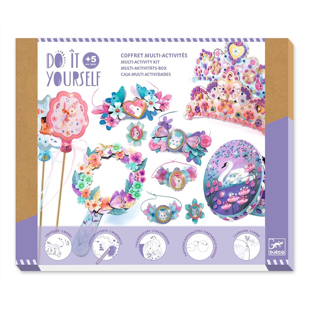 DJECO ART AND CRAFT MULTI-ACTIVITY KIT 5 CREATIVE ACTIVITIES