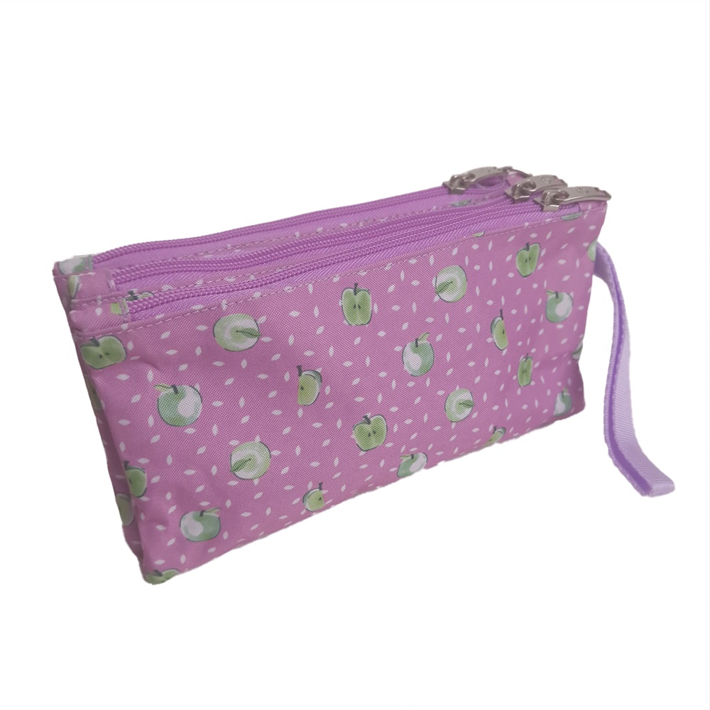 ΒUSQUETS PENCIL CASE COMPARTMENTS TINY APPLE M23