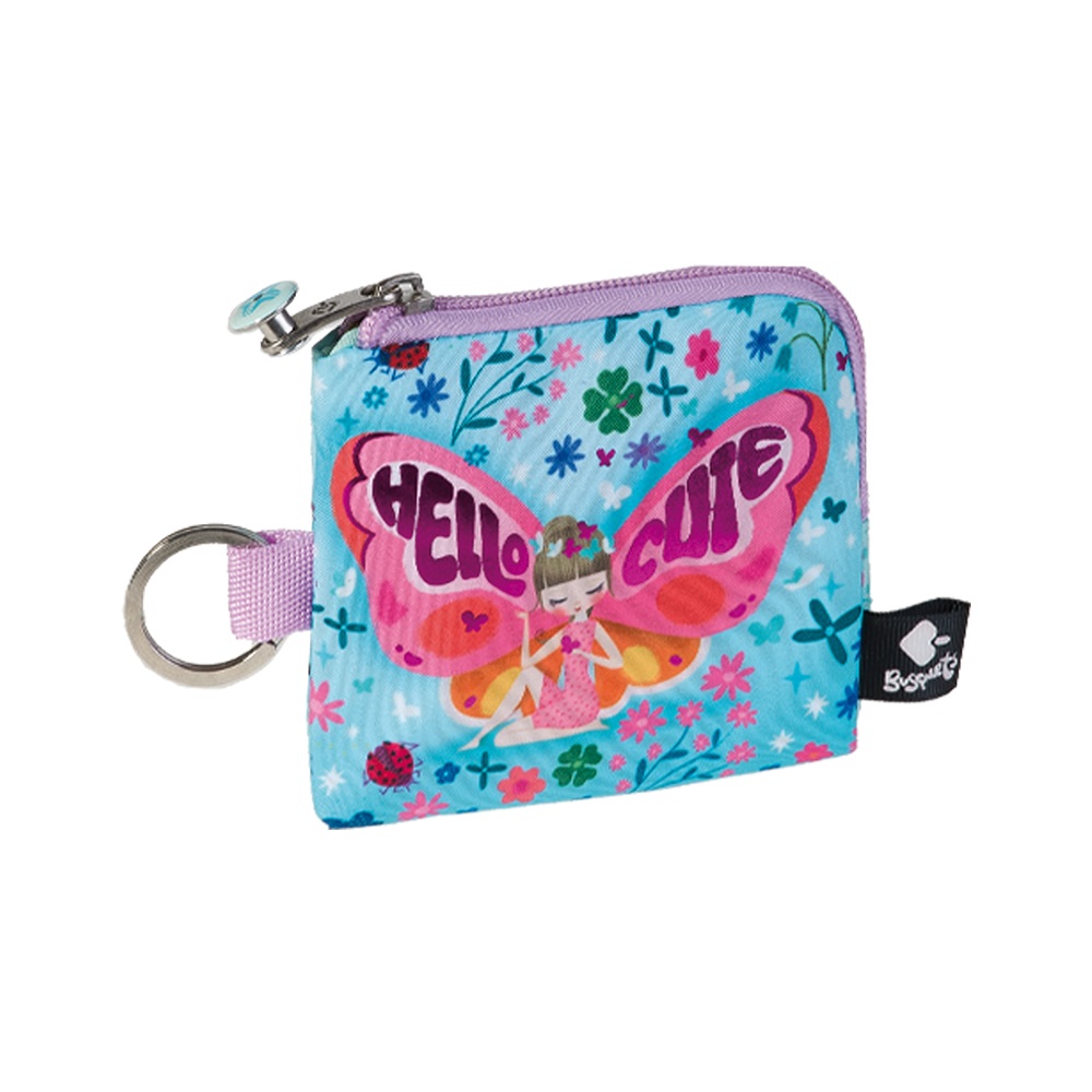 ΒUSQUETS WALLET WITH KEYCHAIN CUTE M23