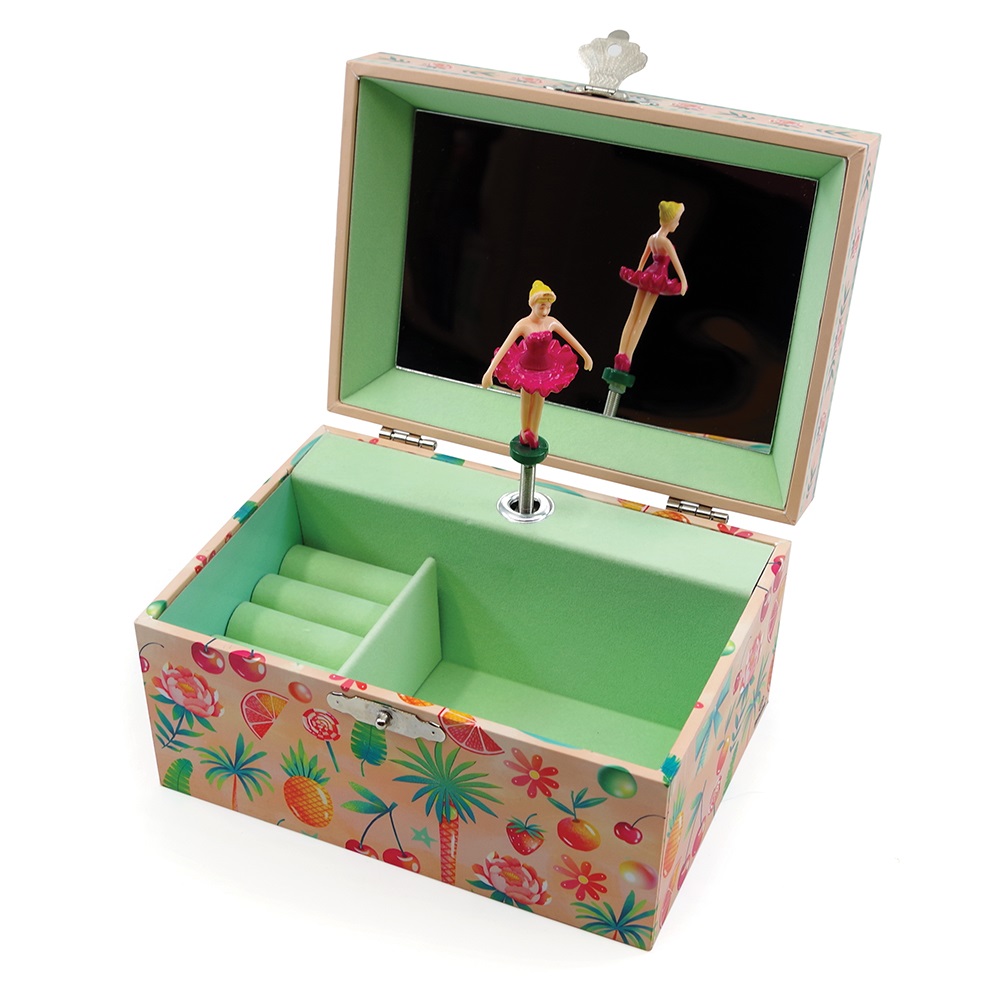 SVOORA MUSICAL JEWELRY BOX SEASONS WITH RING HOLDER & WIDE MIRROR SUMMER