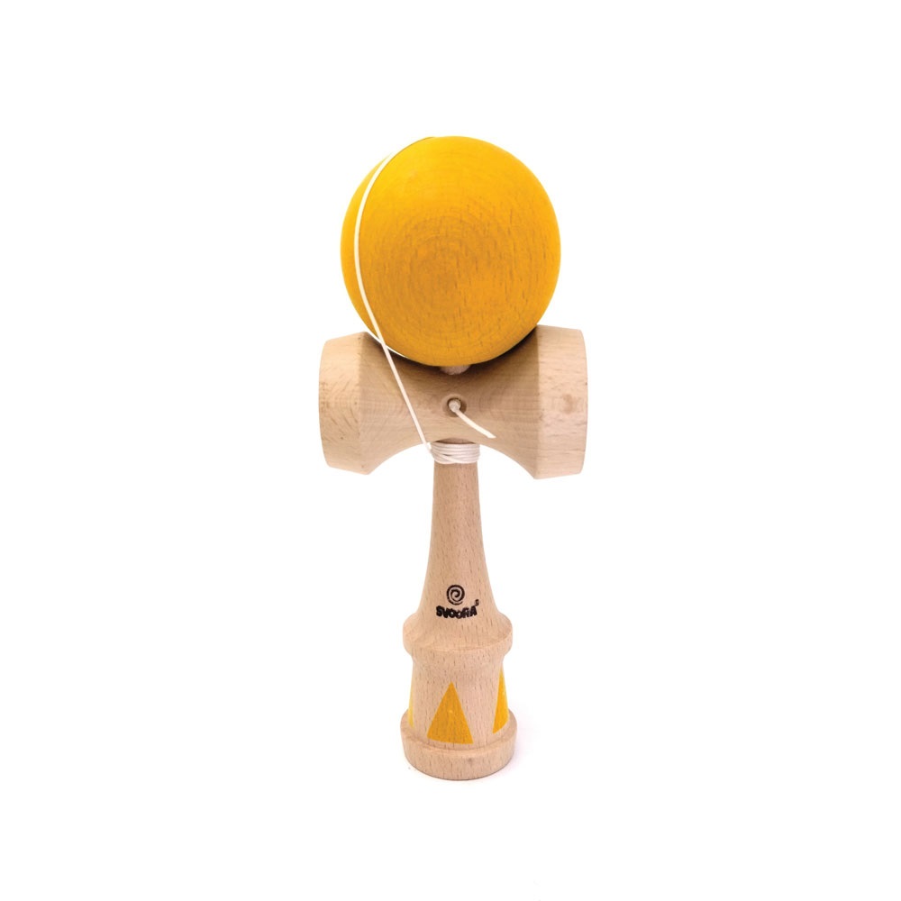 SVOORA WOODEN KENDAMA GEOM YELLOW