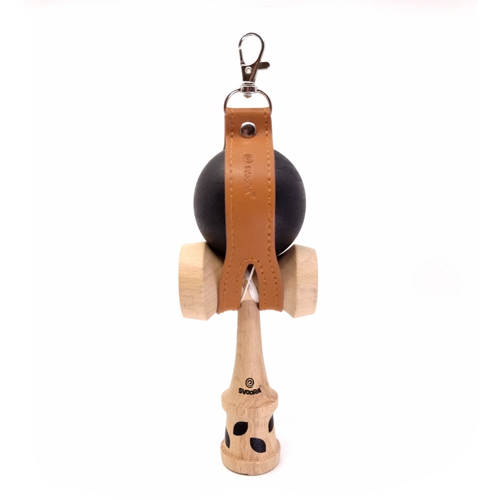 SVOORA WOODEN KENDAMA GEOM BLACK