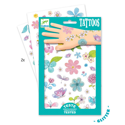 DJECO TATTOOS - FLAIR FLOWERS OF THE FIELDS