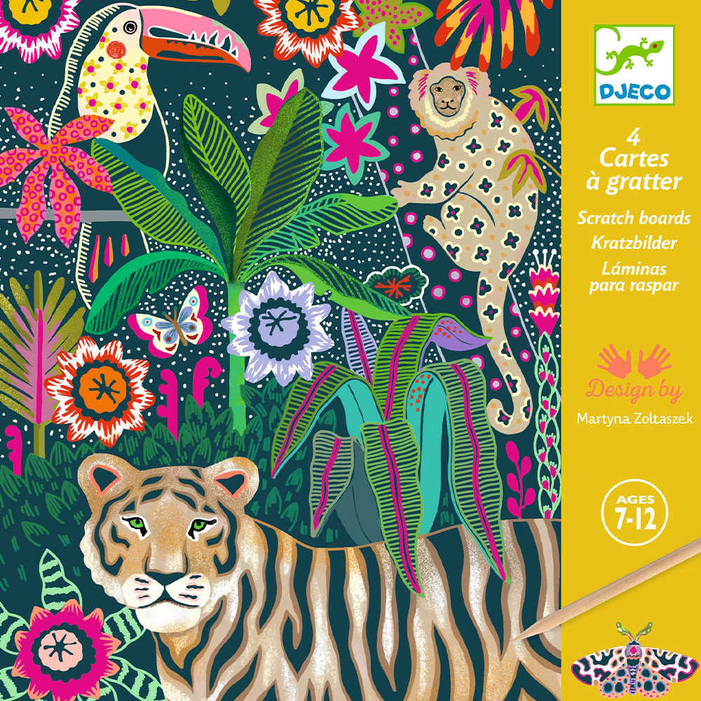 DJECO SCRATCH CARDS ROCOCO - FSC MIX