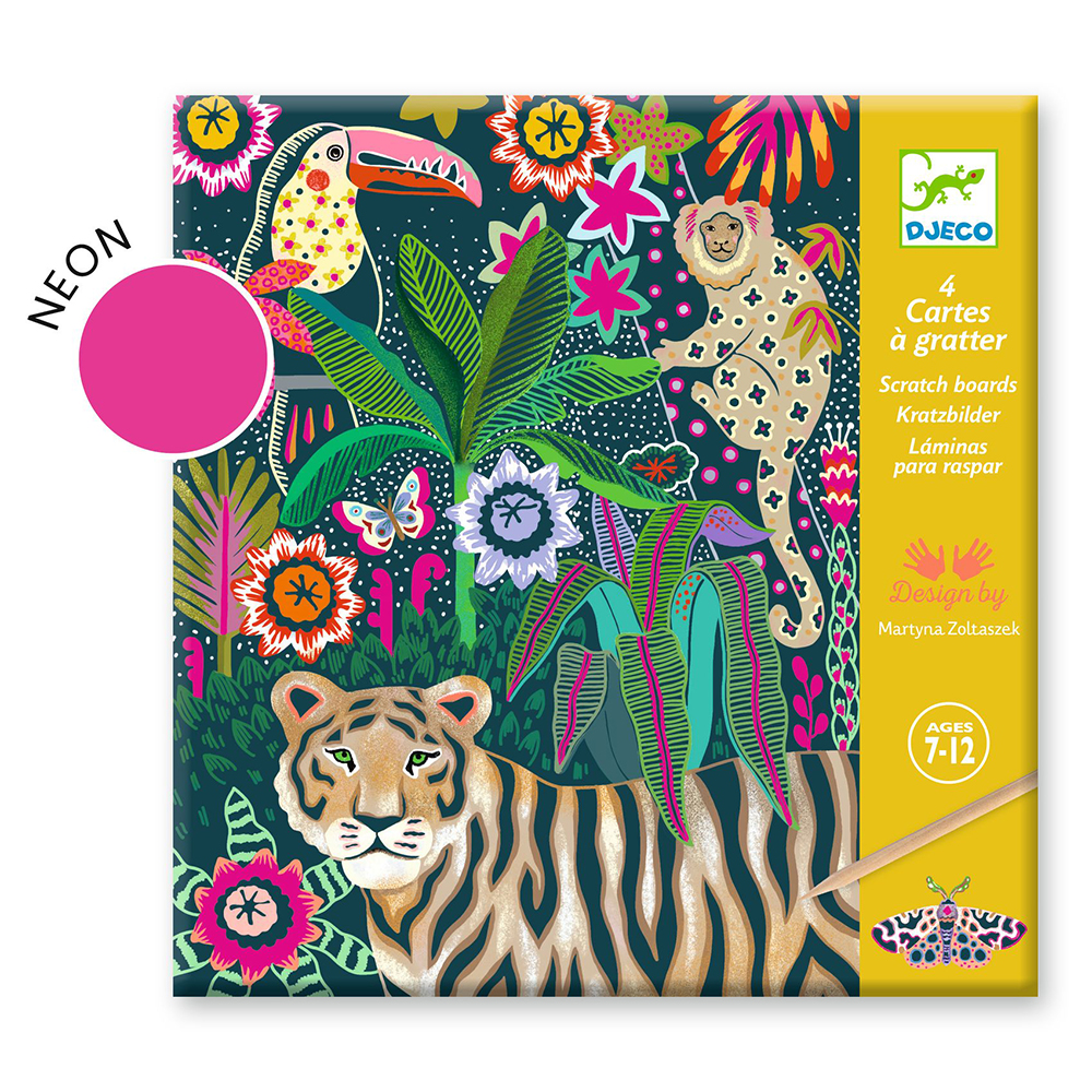 DJECO SCRATCH CARDS ROCOCO - FSC MIX