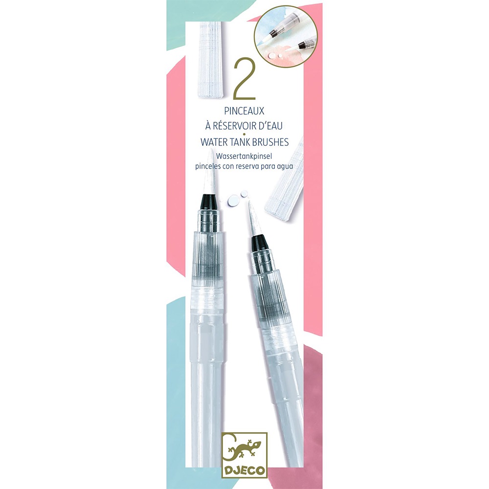 DJECO 2 BRUSHES WITH WATER TANKS