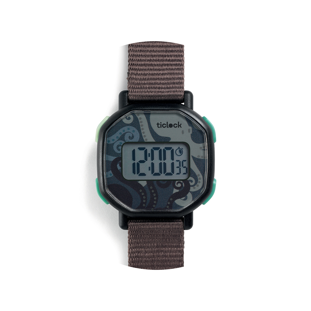 DJECO BLACK OCTOPUS - LIFE STYLE DIGITALES WATCH