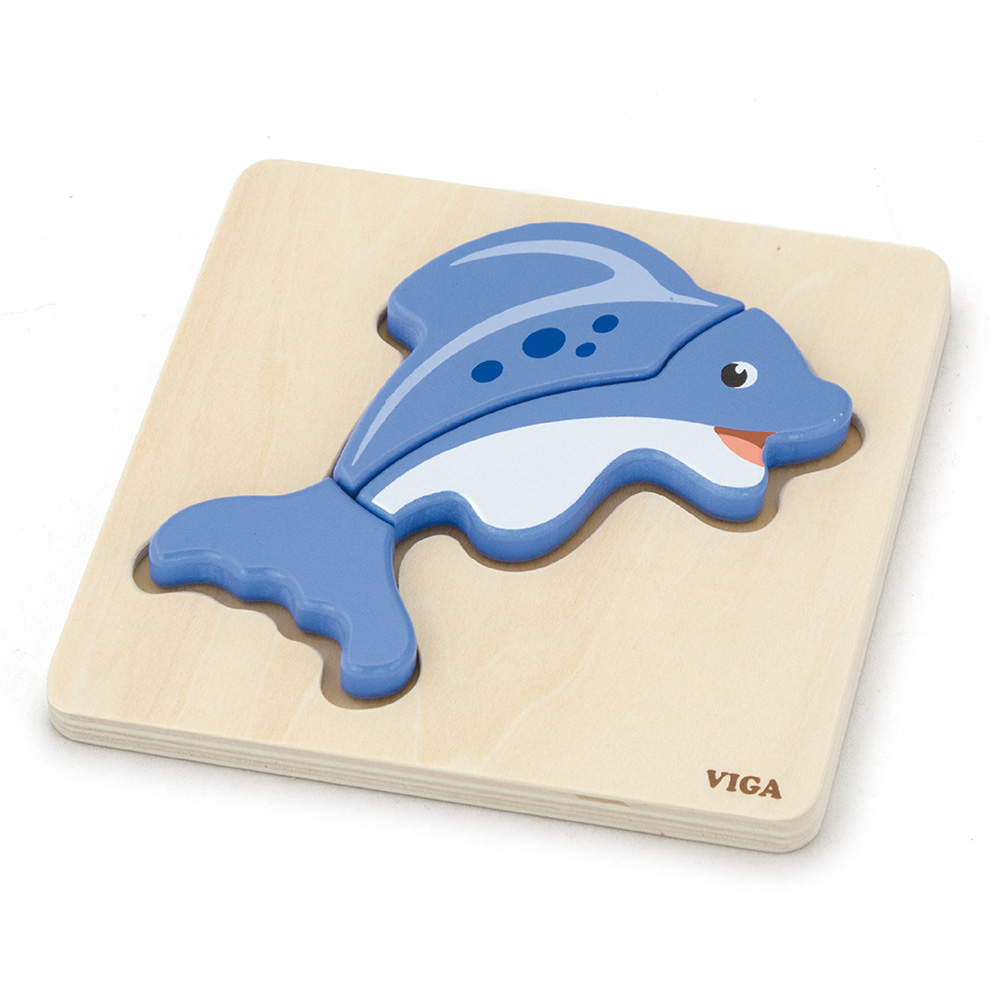 VIGA SHAPE BLOCK PUZZLE - FISH