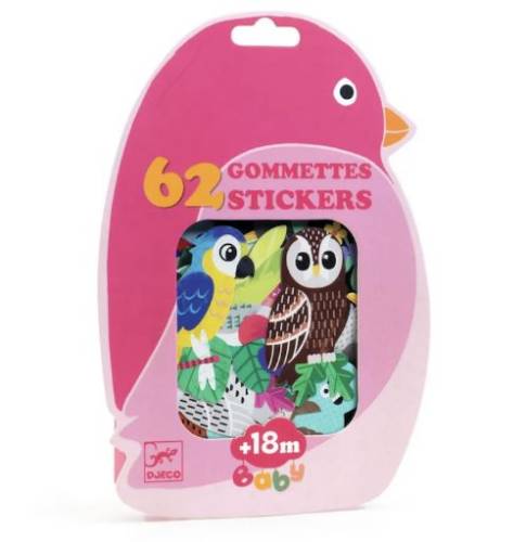 DJECO BABY STICKERS BIRDS