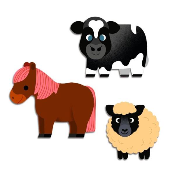 DJECO BABY STICKERS FARM ANIMALS