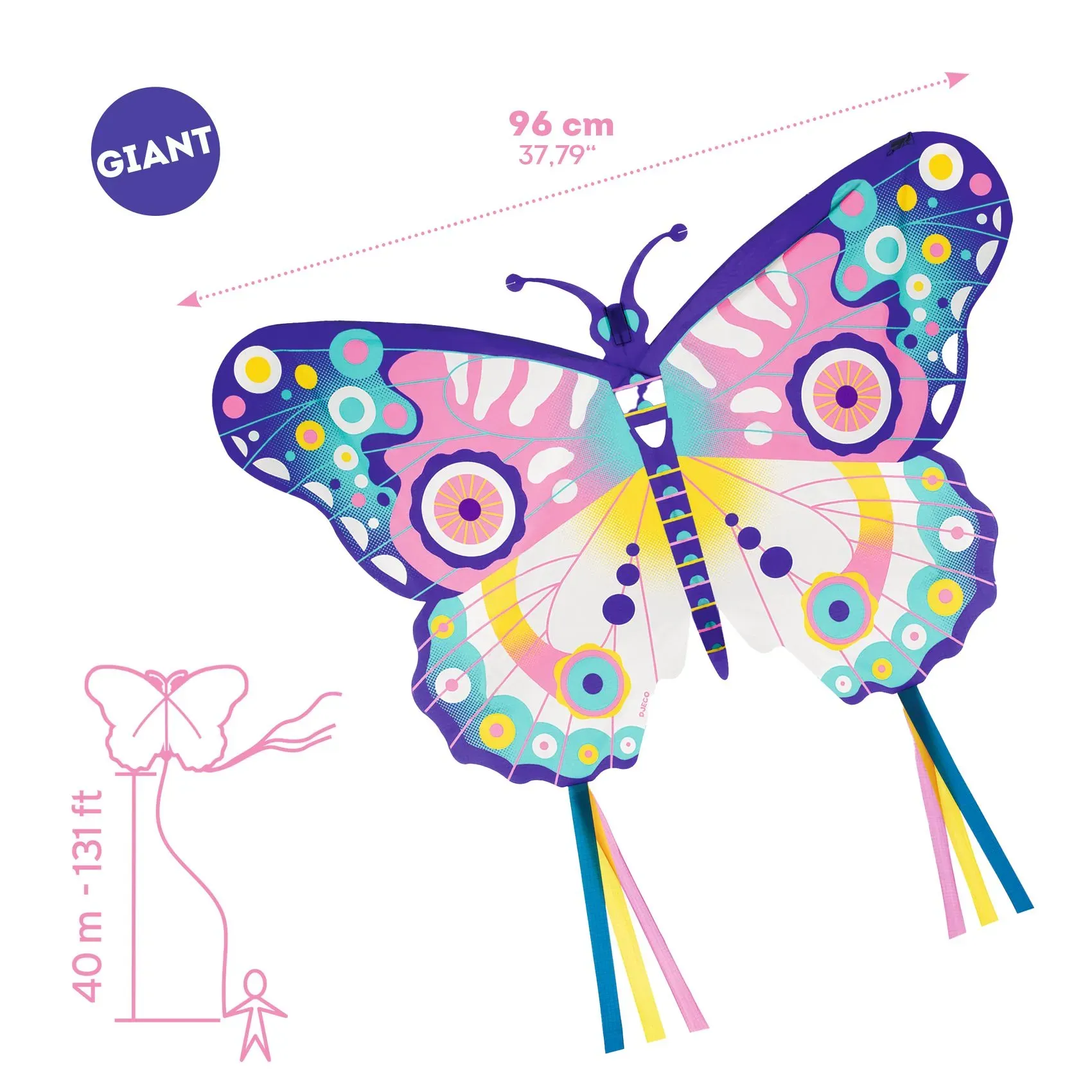 DJECO KITE - MAXI BUTTERFLY
