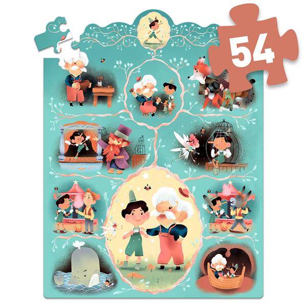 DJECO PINOCCHIO - 54 PCS