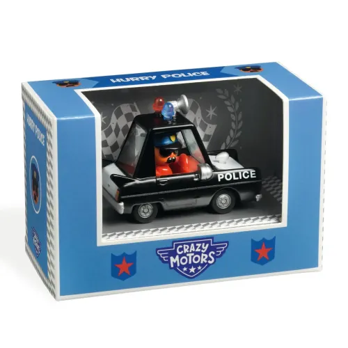 DJECO TOYS AND GAMES CRAZY MOTORS HURRY POLICE