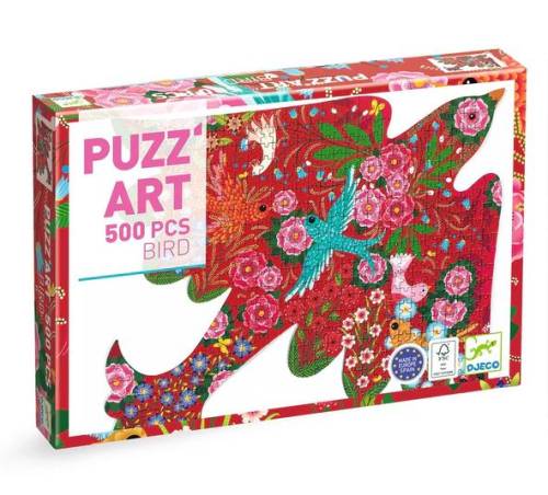 DJECO TOYS AND GAMES PUZZLES - PUZZART BIRD