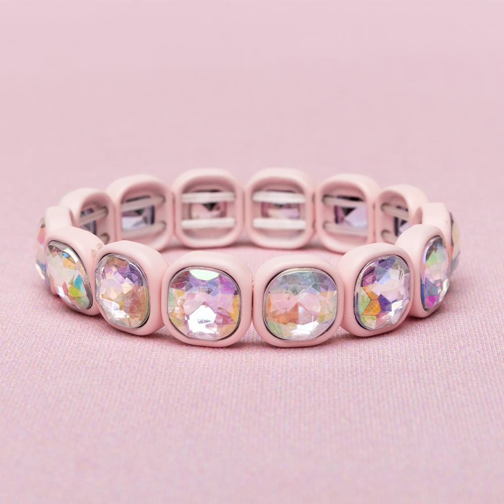 GREAT PRETENDERS BOUTIQUE CHIC SWIFTIE PINK GEM BRACELET