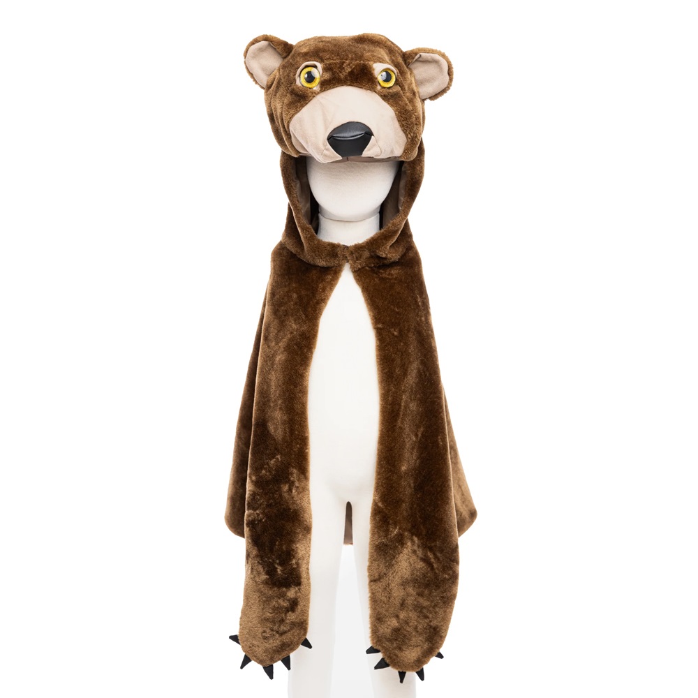 GREAT PRETENDERS WOODLAND STORYBOOK BEAR CAPE, SIZE US 4-6