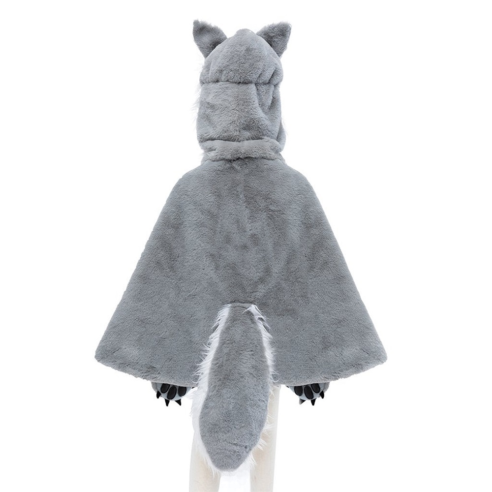 GREAT PRETENDERS WOODLAND STORYBOOK WOLF CAPE SIZE US 4-6