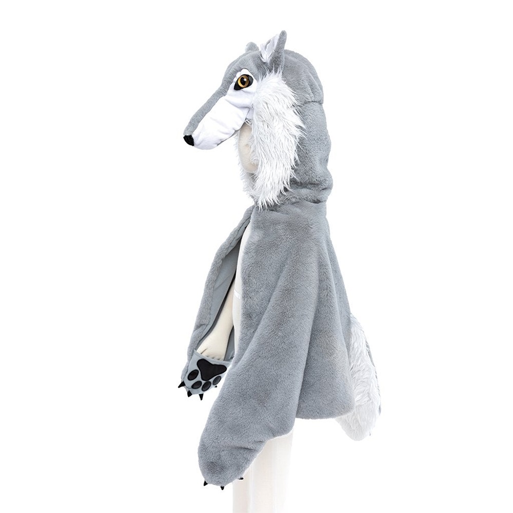 GREAT PRETENDERS WOODLAND STORYBOOK WOLF CAPE SIZE US 4-6