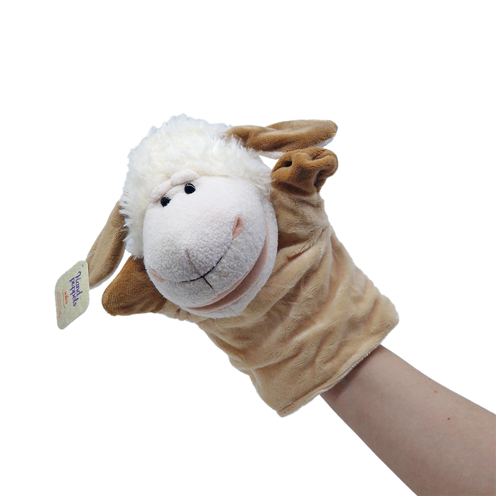 HAND PUPPET BROWN SHEEP