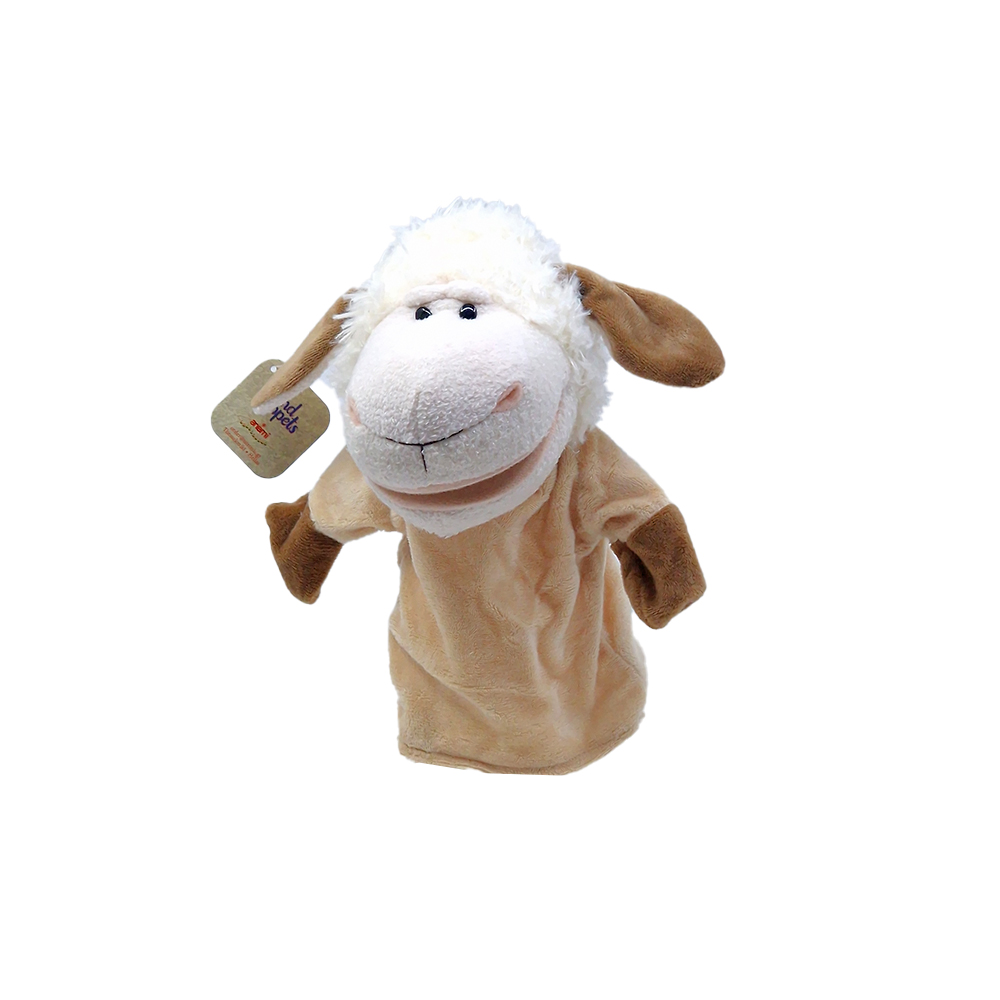 HAND PUPPET BROWN SHEEP