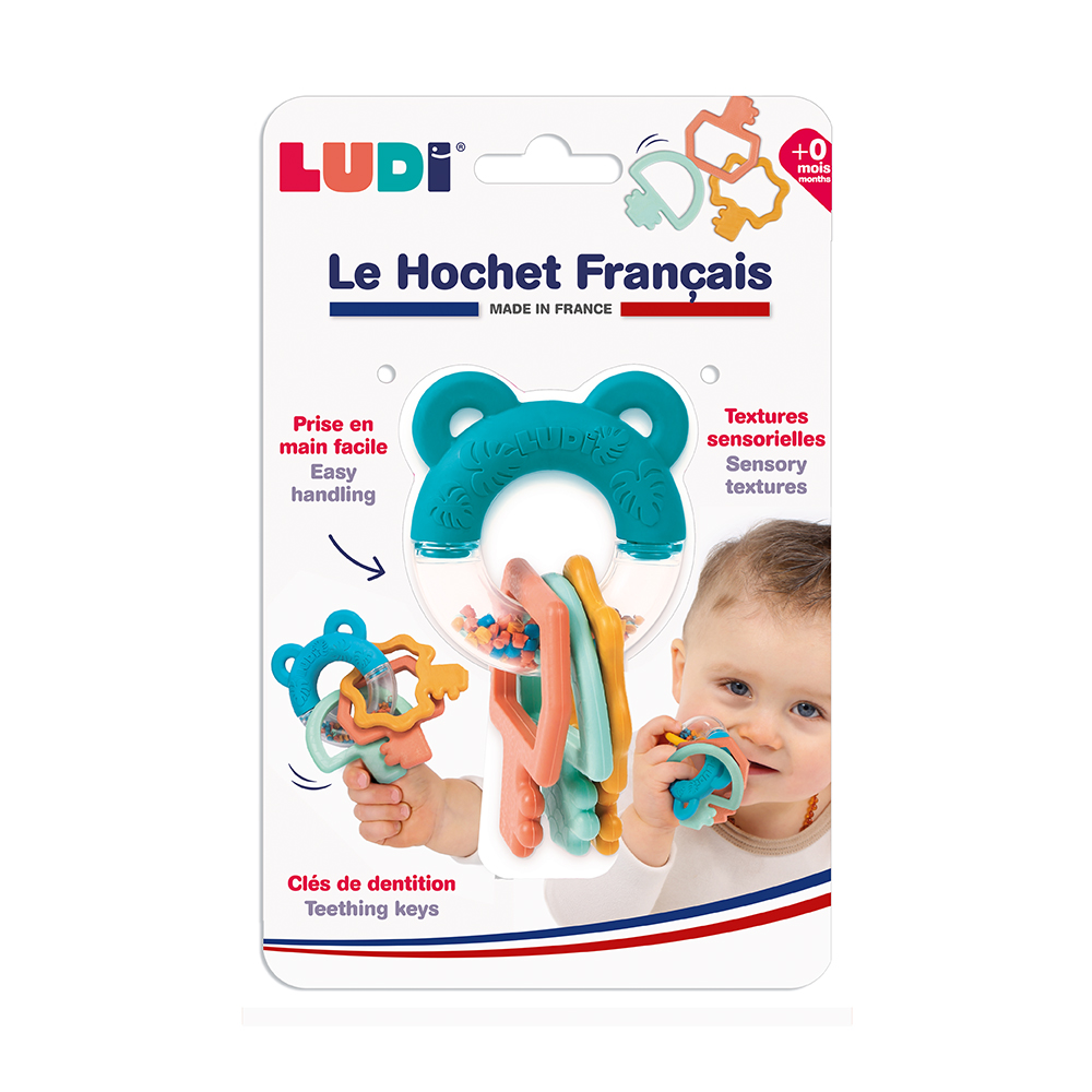 LUDI KEY TEETHING RING KEYS (MADE IN FRANCE)