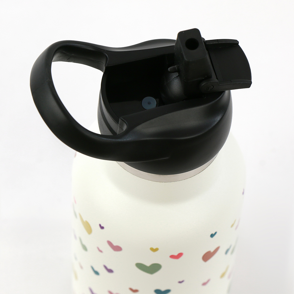 RUNBOTT THERMOS 350ML CONFETTI CREAM HEARTS
