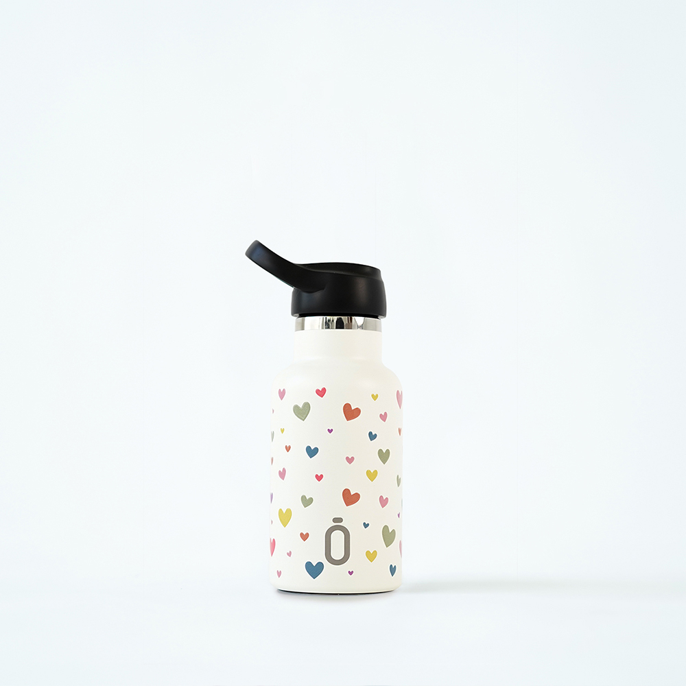 RUNBOTT THERMOS 350ML CONFETTI CREAM HEARTS