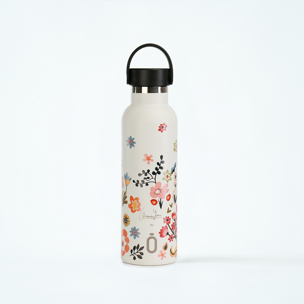RUNBOTT THERMOS 600ML MARIA YSASI – BLOOM CREAM