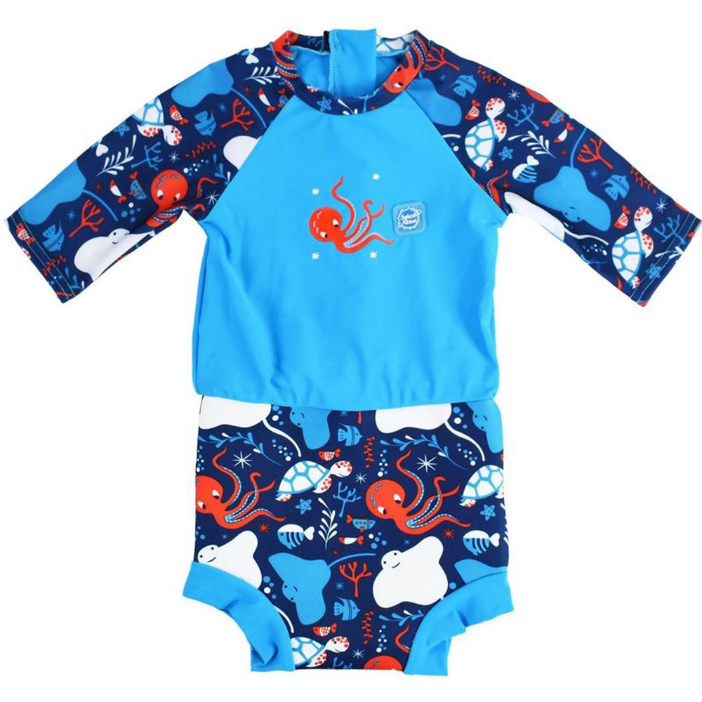 SPLASH ABOUT HAPPY NAPPY SUNSUIT UNDER THE SEA LARGE 6-14M