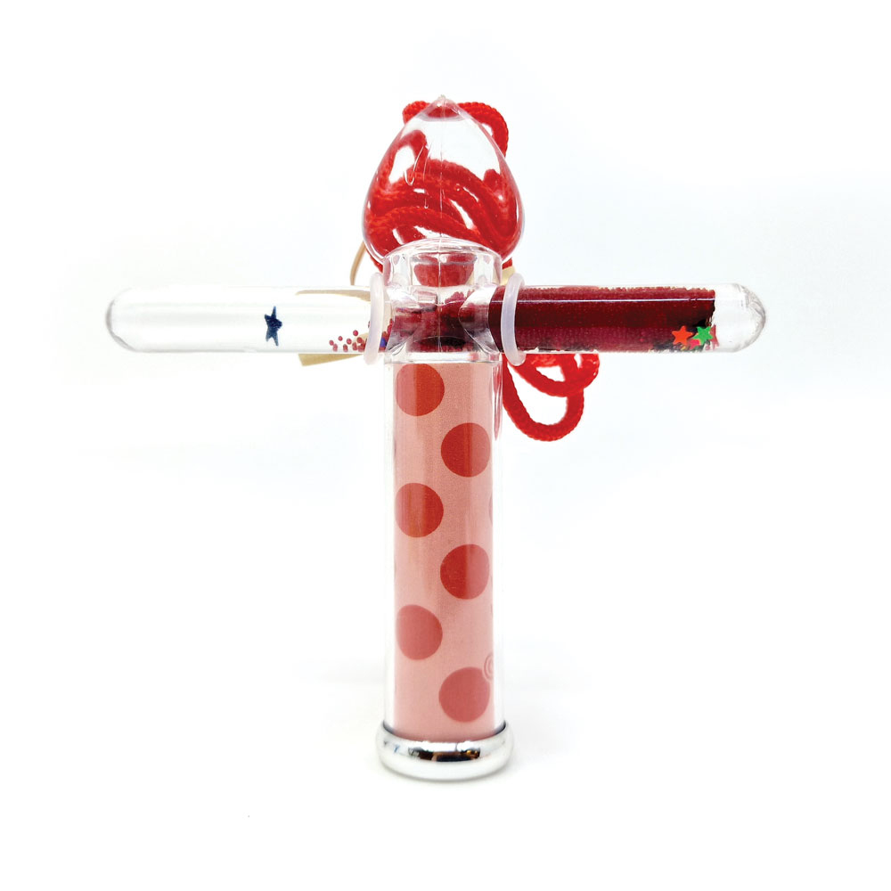 SVOORA MINI LIQUID STICK KALEIDOSCOPE GROOVY RED DOTS 10 CM