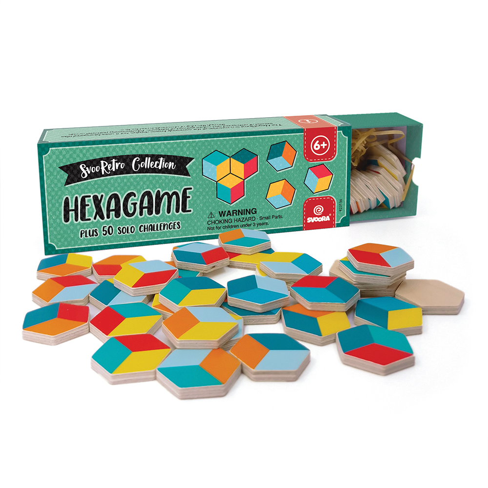 SVOORA SVOORETRO COLLECTION - HEXAGAME (WITH INSTRUCTIONS IN 6 LANGUAGES)