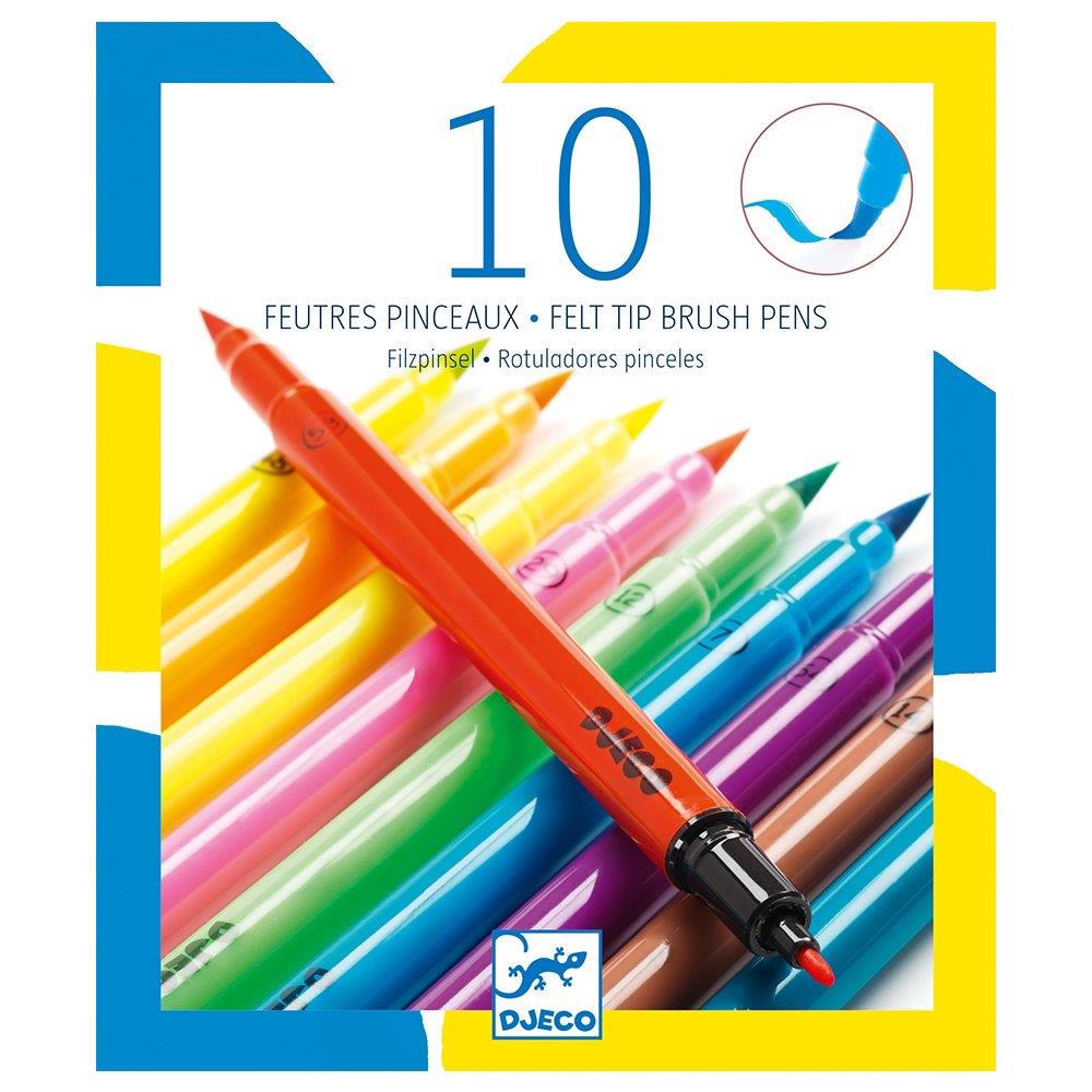 Design The colours - For older children 10 felt brushes - Pop colours