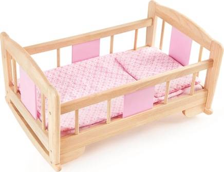 Pintoy doll rocking bed