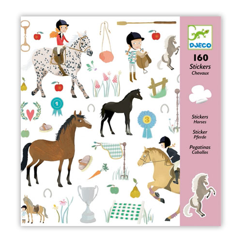 Djeco Stickers - Horses