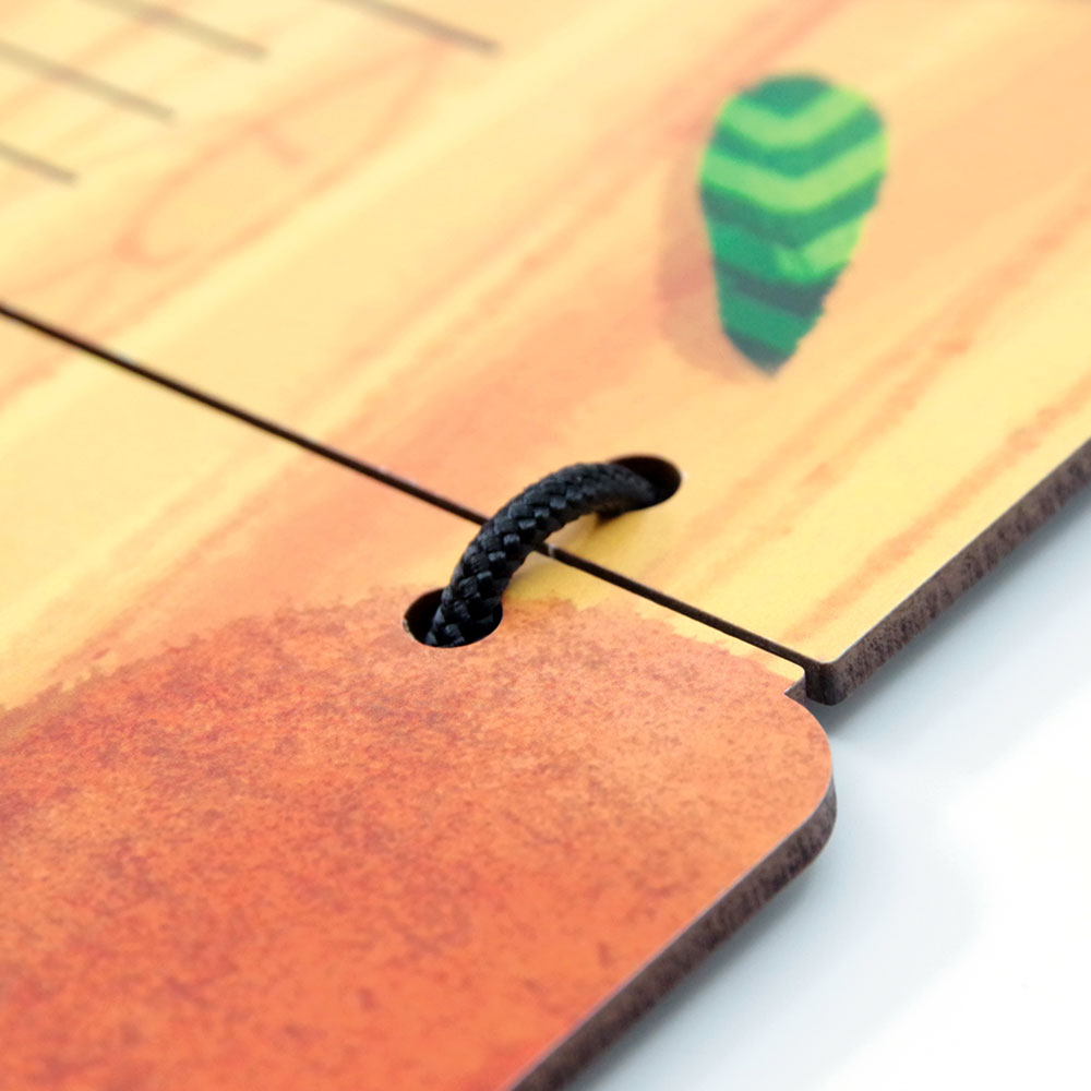 Svoora Children's Growth Chart Indianimals 'Bear'