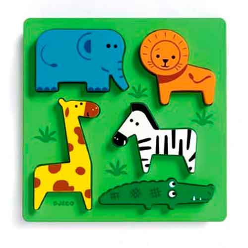 Djeco Wooden puzzles Incrocodible