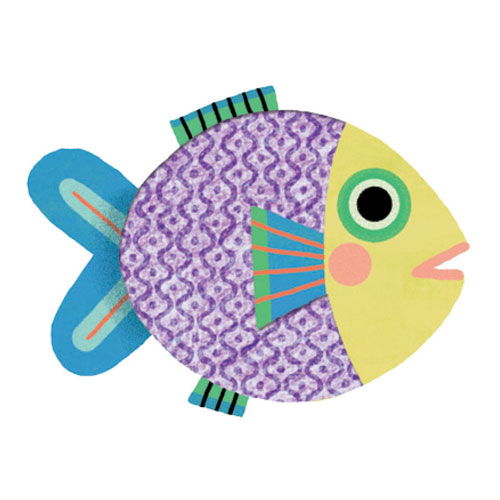 Design 3 to 6 years - Colouring Patterns to rub - Magali's friends