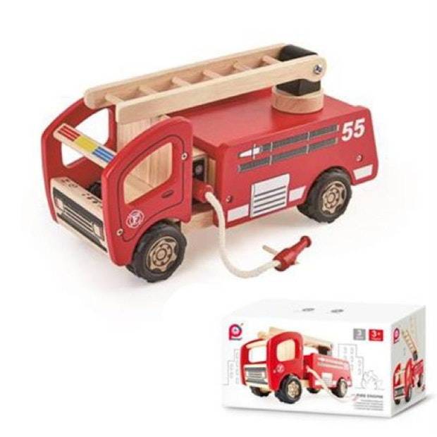 Pintoy Wooden Fire Engine