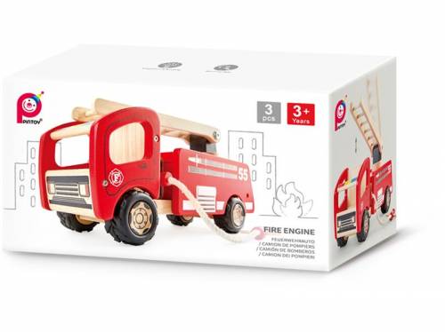 Pintoy Wooden Fire Engine